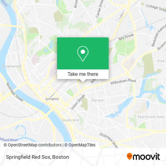 Springfield Red Sox map