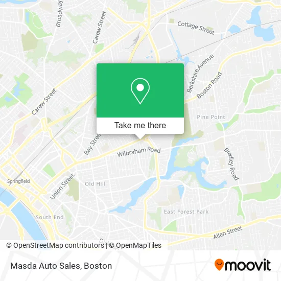 Masda Auto Sales map