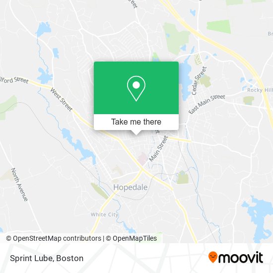Sprint Lube map