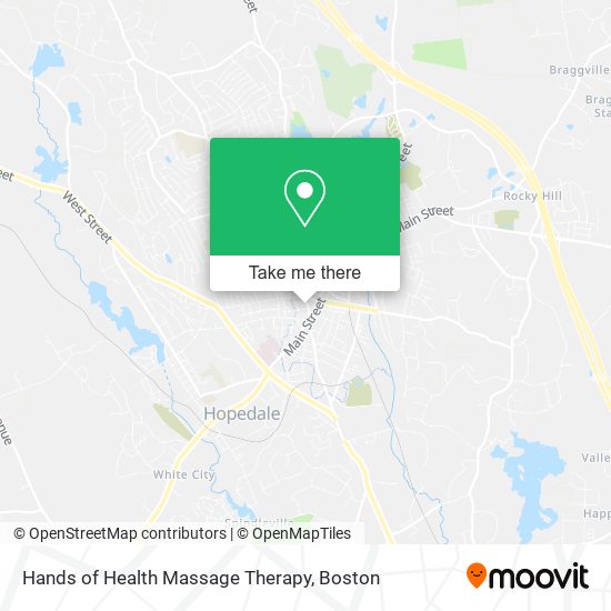 Hands of Health Massage Therapy map