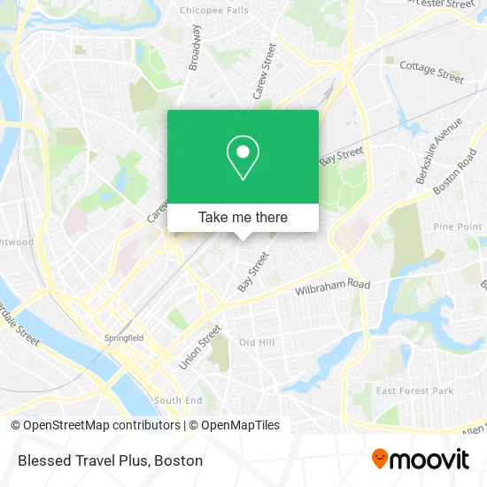 Blessed Travel Plus map