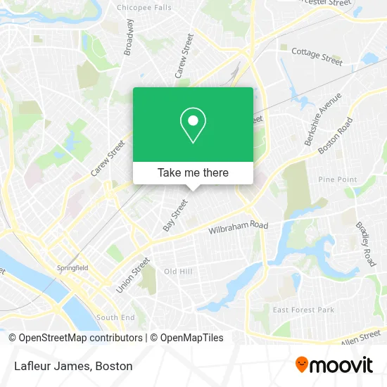 Lafleur James map