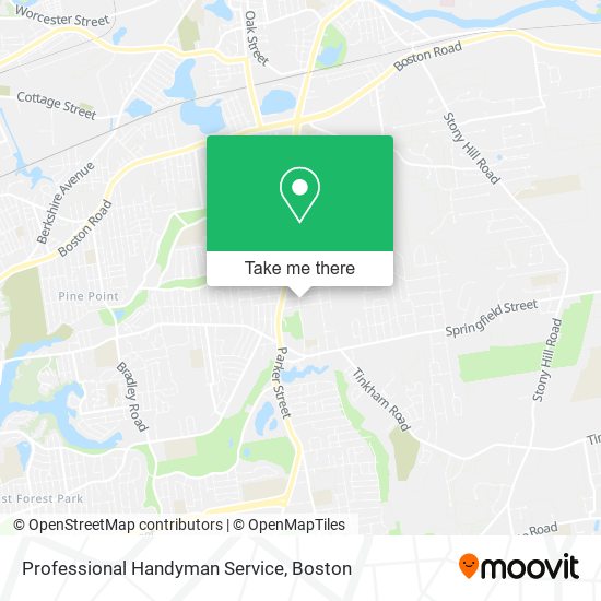 Professional Handyman Service map