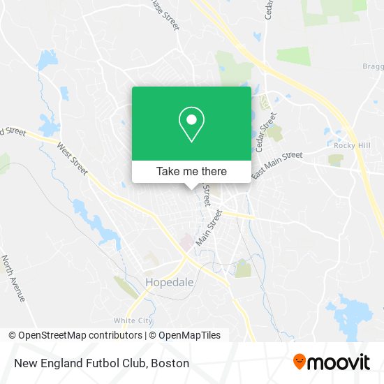 Mapa de New England Futbol Club