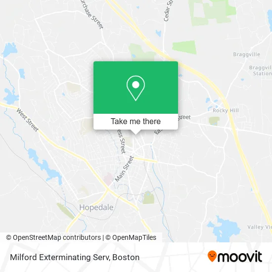 Milford Exterminating Serv map