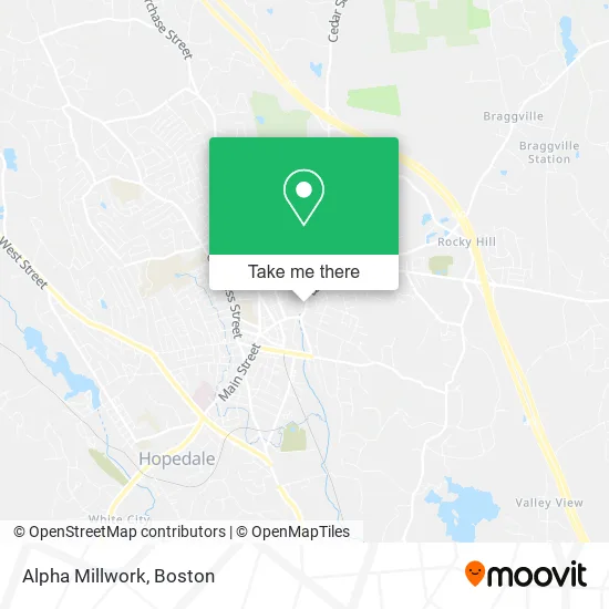 Alpha Millwork map