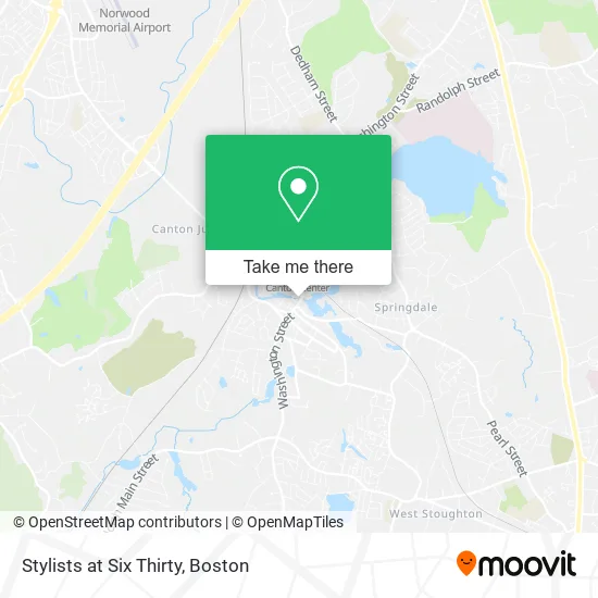 Stylists at Six Thirty map