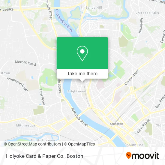 Holyoke Card & Paper Co. map