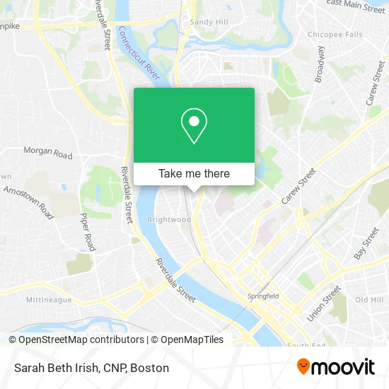 Sarah Beth Irish, CNP map