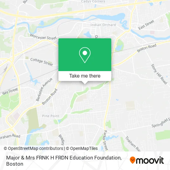 Major & Mrs FRNK H FRDN Education Foundation map