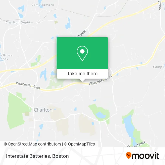 Interstate Batteries map