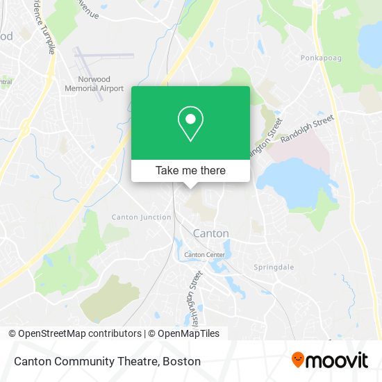 Canton Community Theatre map