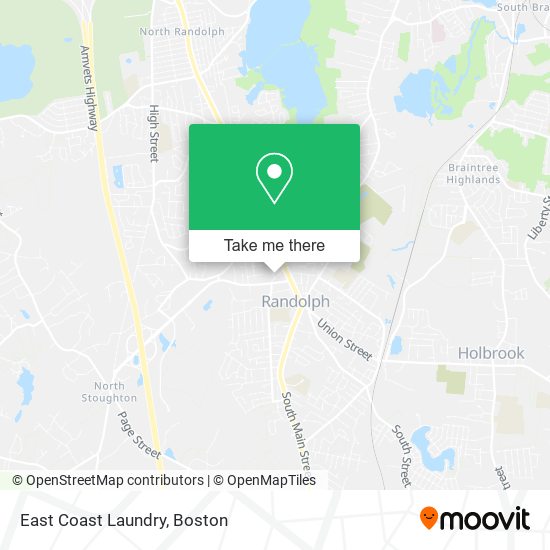 Mapa de East Coast Laundry