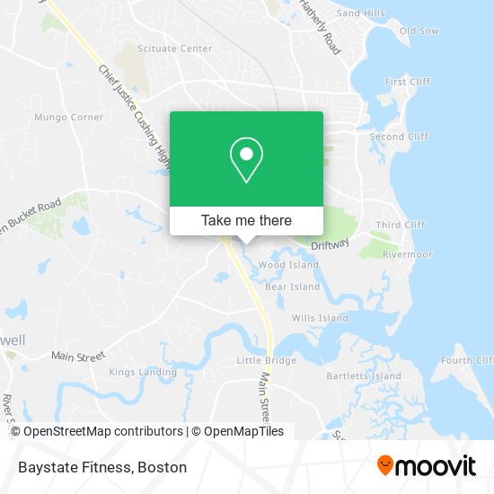 Baystate Fitness map