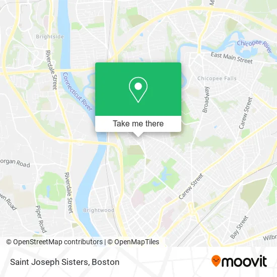 Saint Joseph Sisters map