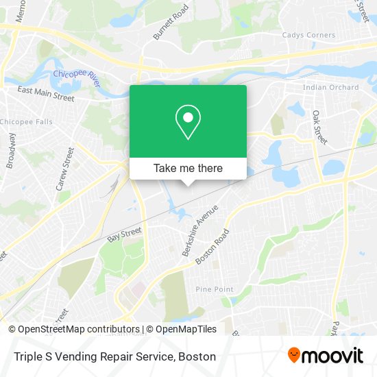 Mapa de Triple S Vending Repair Service