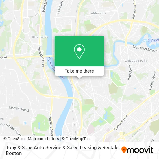 Tony & Sons Auto Service & Sales Leasing & Rentals map