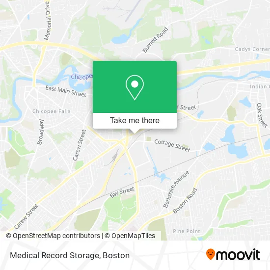 Medical Record Storage map