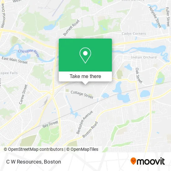 C W Resources map