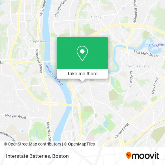 Interstate Batteries map