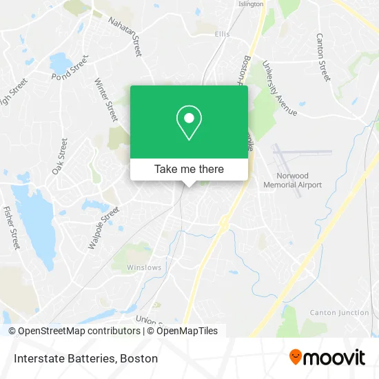 Interstate Batteries map