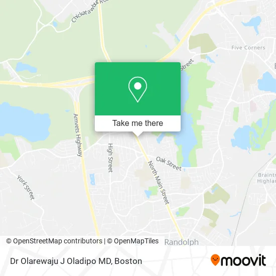 Dr Olarewaju J Oladipo MD map
