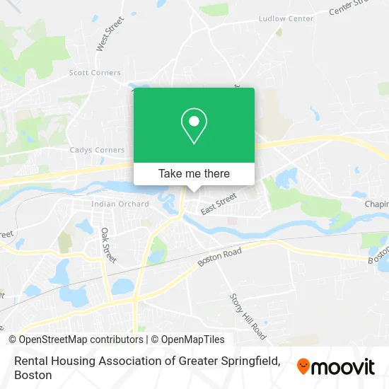Rental Housing Association of Greater Springfield map