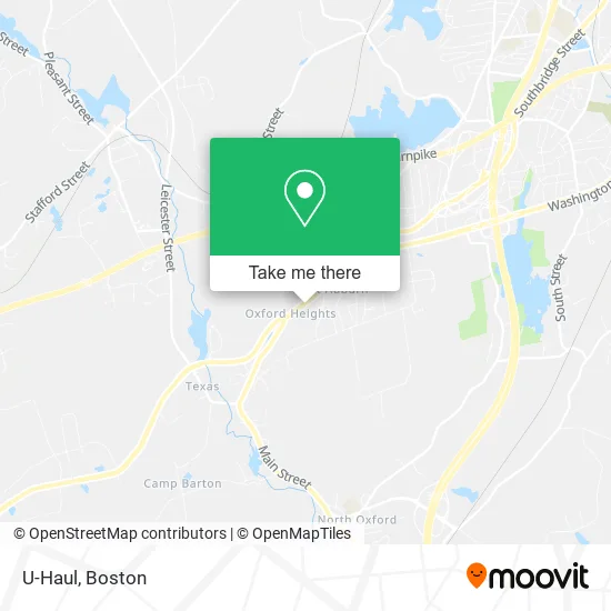 U-Haul map