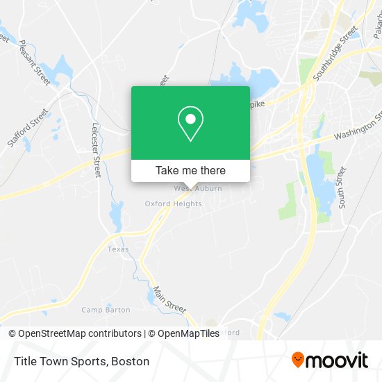 Title Town Sports map