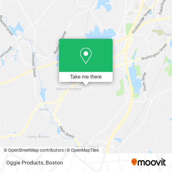 Mapa de Oggie Products