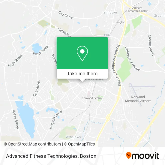 Advanced Fitness Technologies map