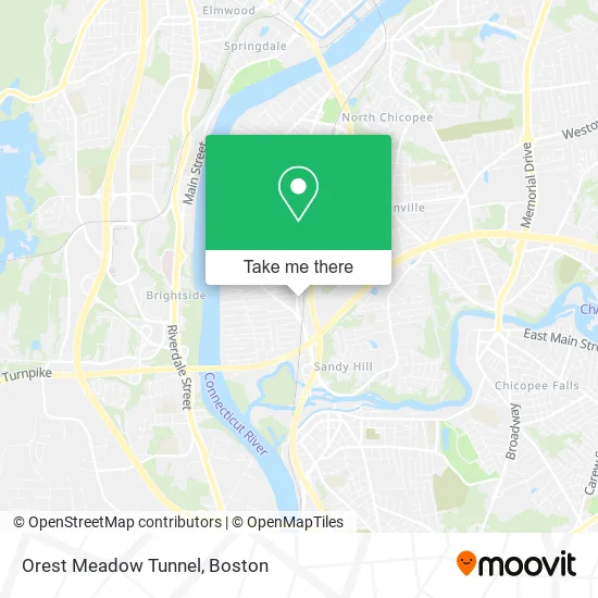 Orest Meadow Tunnel map