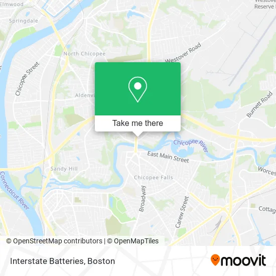 Interstate Batteries map