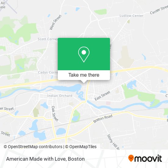 American Made with Love map