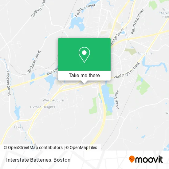 Interstate Batteries map