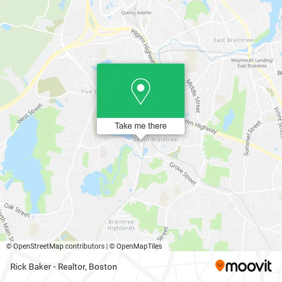 Rick Baker - Realtor map