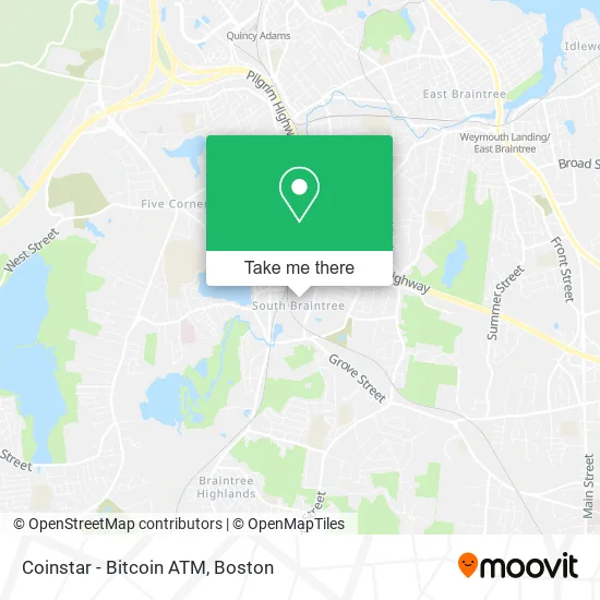 Coinstar - Bitcoin ATM map