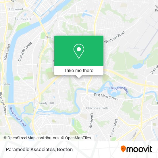 Paramedic Associates map