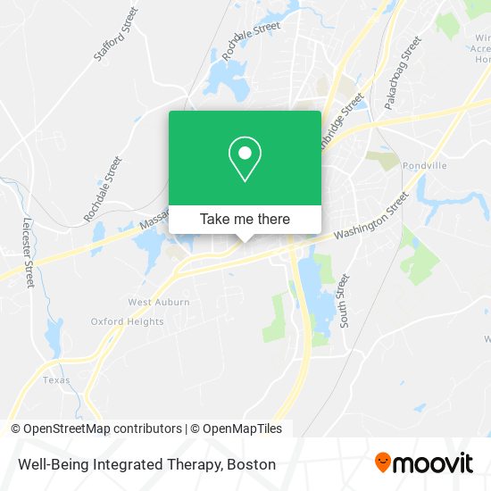 Well-Being Integrated Therapy map