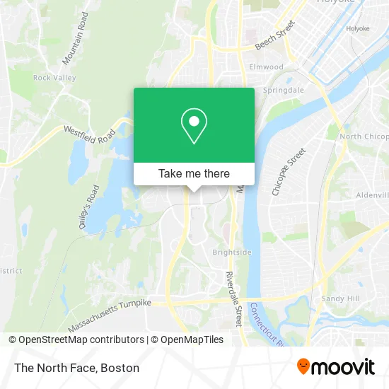 The North Face map