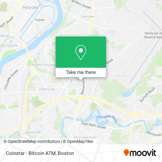 Mapa de Coinstar - Bitcoin ATM