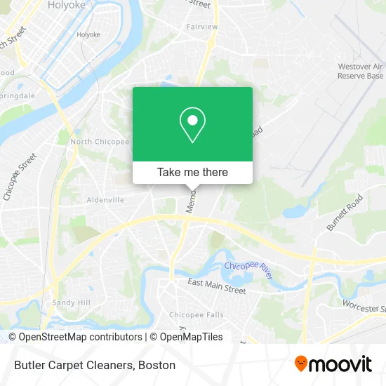 Butler Carpet Cleaners map