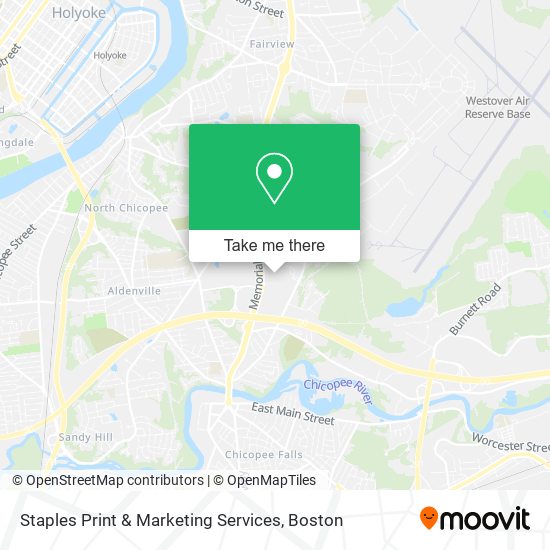 Staples Print & Marketing Services map