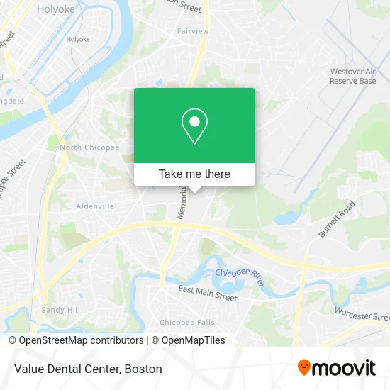Value Dental Center map