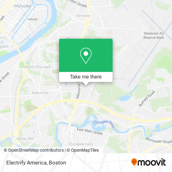 Mapa de Electrify America