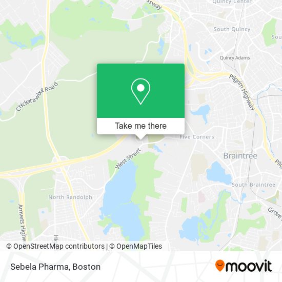 Sebela Pharma map