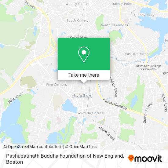 Mapa de Pashupatinath Buddha Foundation of New England