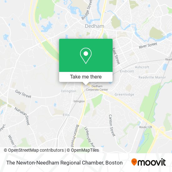 The Newton-Needham Regional Chamber map