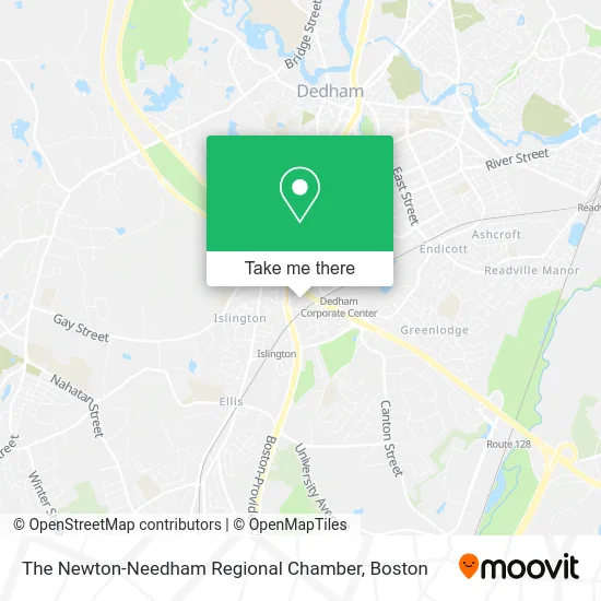 The Newton-Needham Regional Chamber map