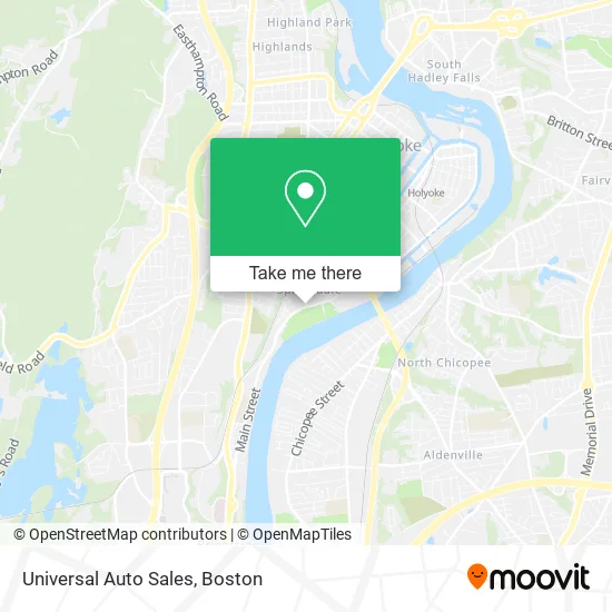 Universal Auto Sales map